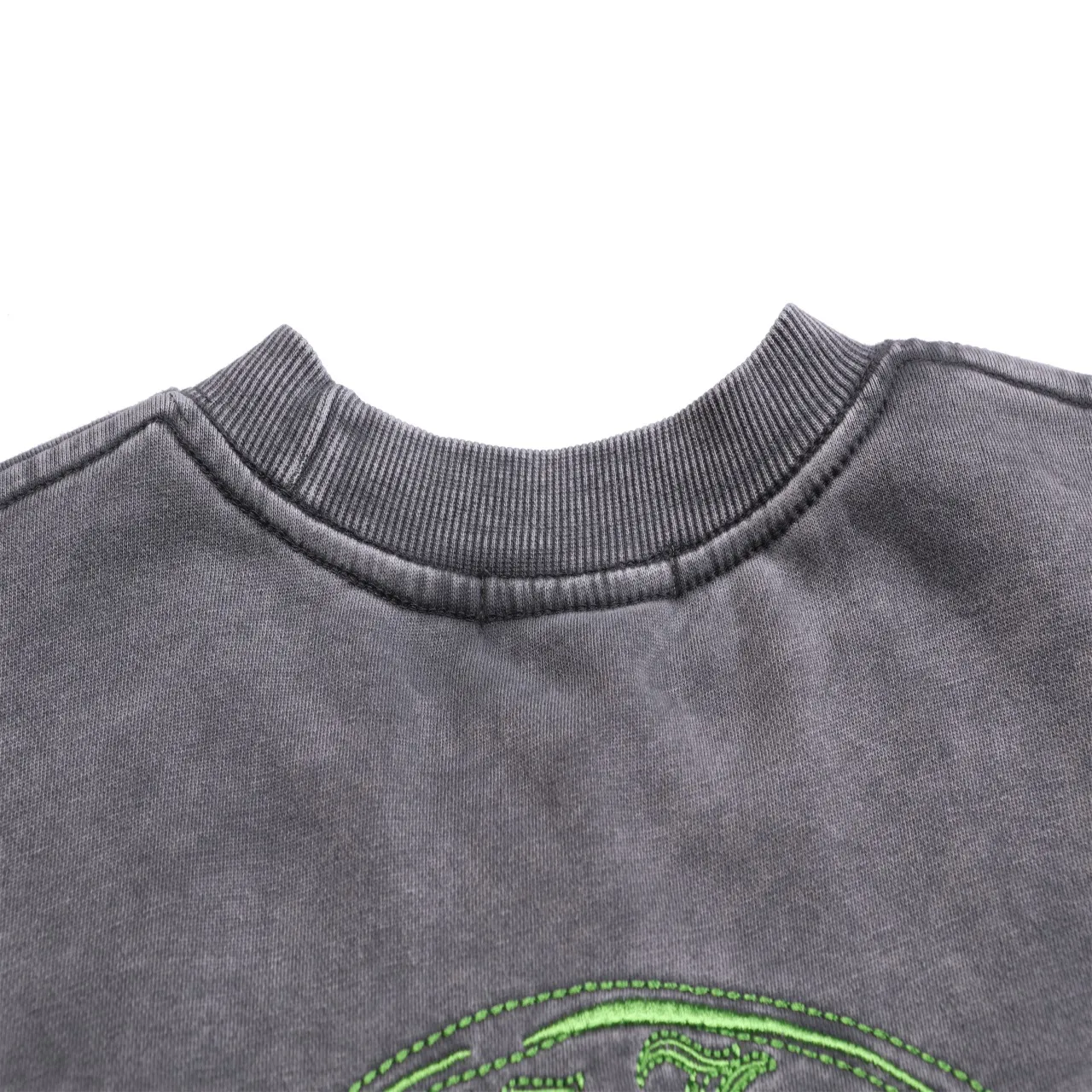 P320 Chrome Hearts Chrome Hearts Horseshoe Stamped Embroidered Round Neck Sweatshirt Size: S M L XL Color: Batik Gray